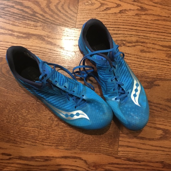 Blue track spikes - Picture 1 of 2
